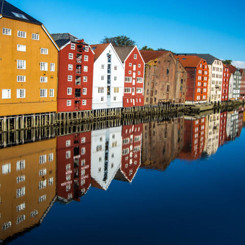 Norge Trondheim Pakhuse