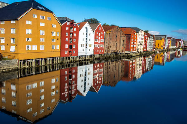 Norge Trondheim Pakhuse