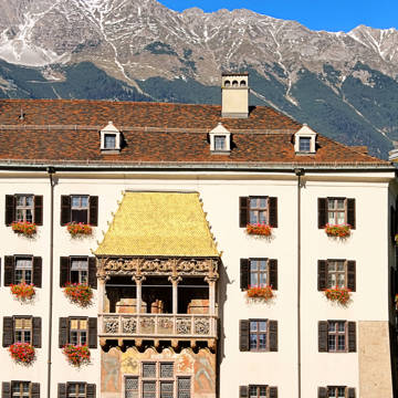 Det gyldne tag i Innsbruck - Østrig.