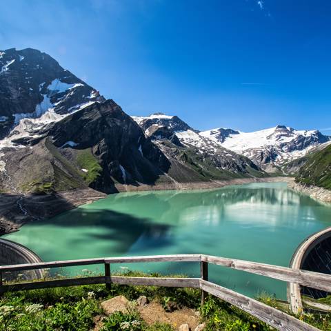 Kaprun-dæmmningen i Østrig.