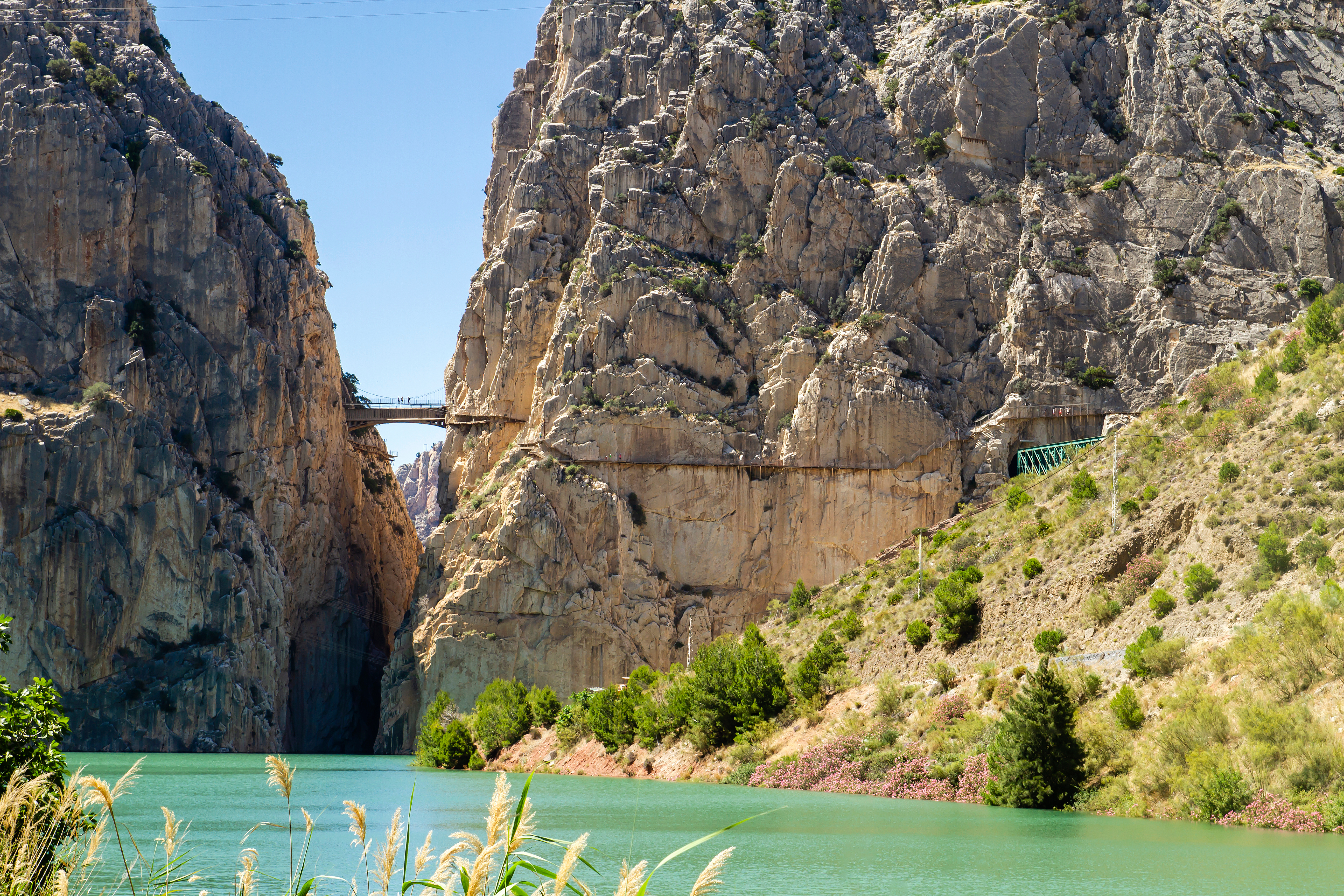 Spanien Andalusien El Chorro Nationalpark El Caminito Del Rey.