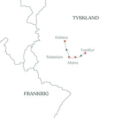 Rhinen Julemarkedskrydstogt Leonora Med Fly i Tyskland.