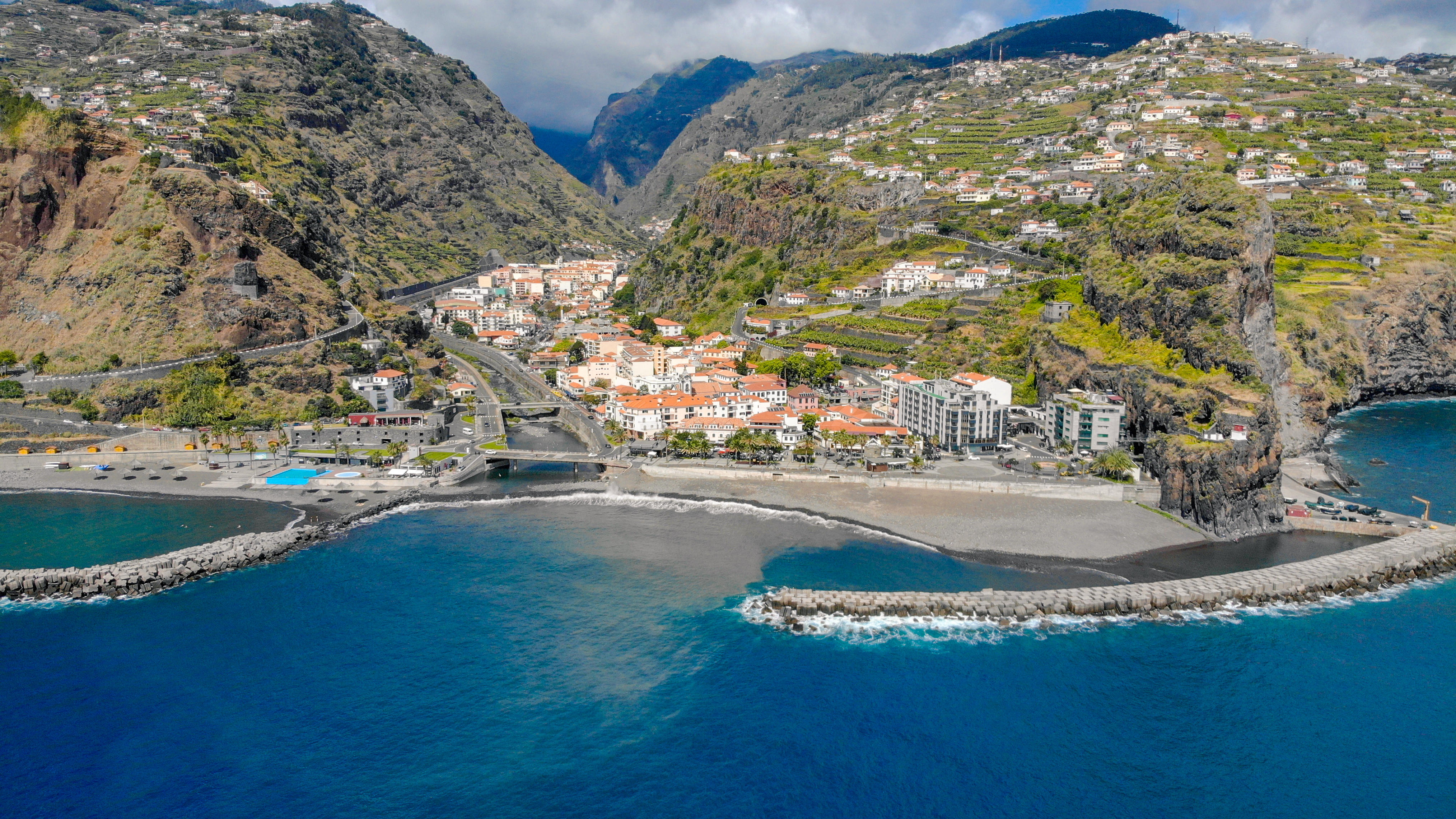 Ribeira Brava på Madeira.