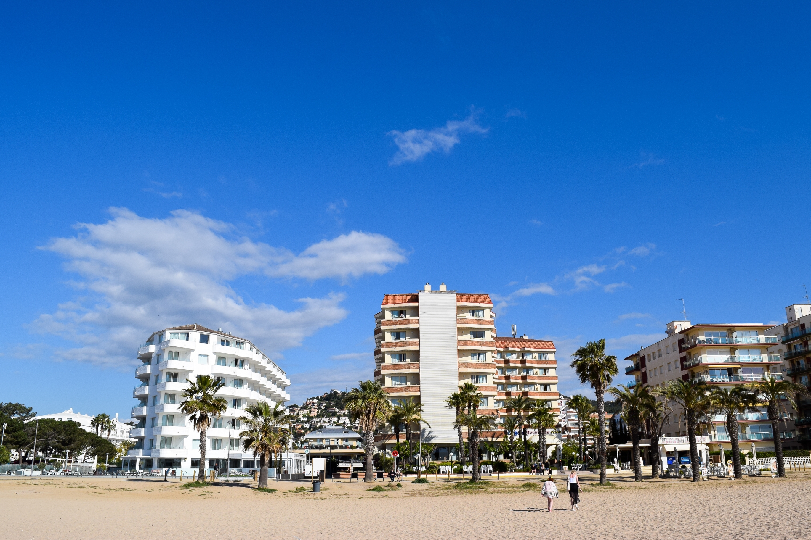 Spanien Catalonien Santa Susanna Strand.