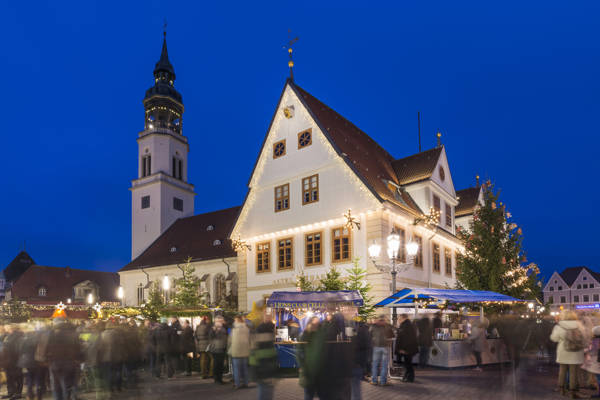 Julemarked i den hyggelige by Celle i Tyskland.