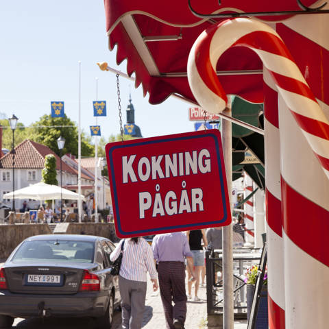 Sverige Granna Polkagris.