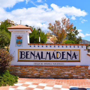 Benalmádena i Spanien.