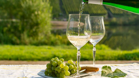 Vin fra Mosel i Tyskland.