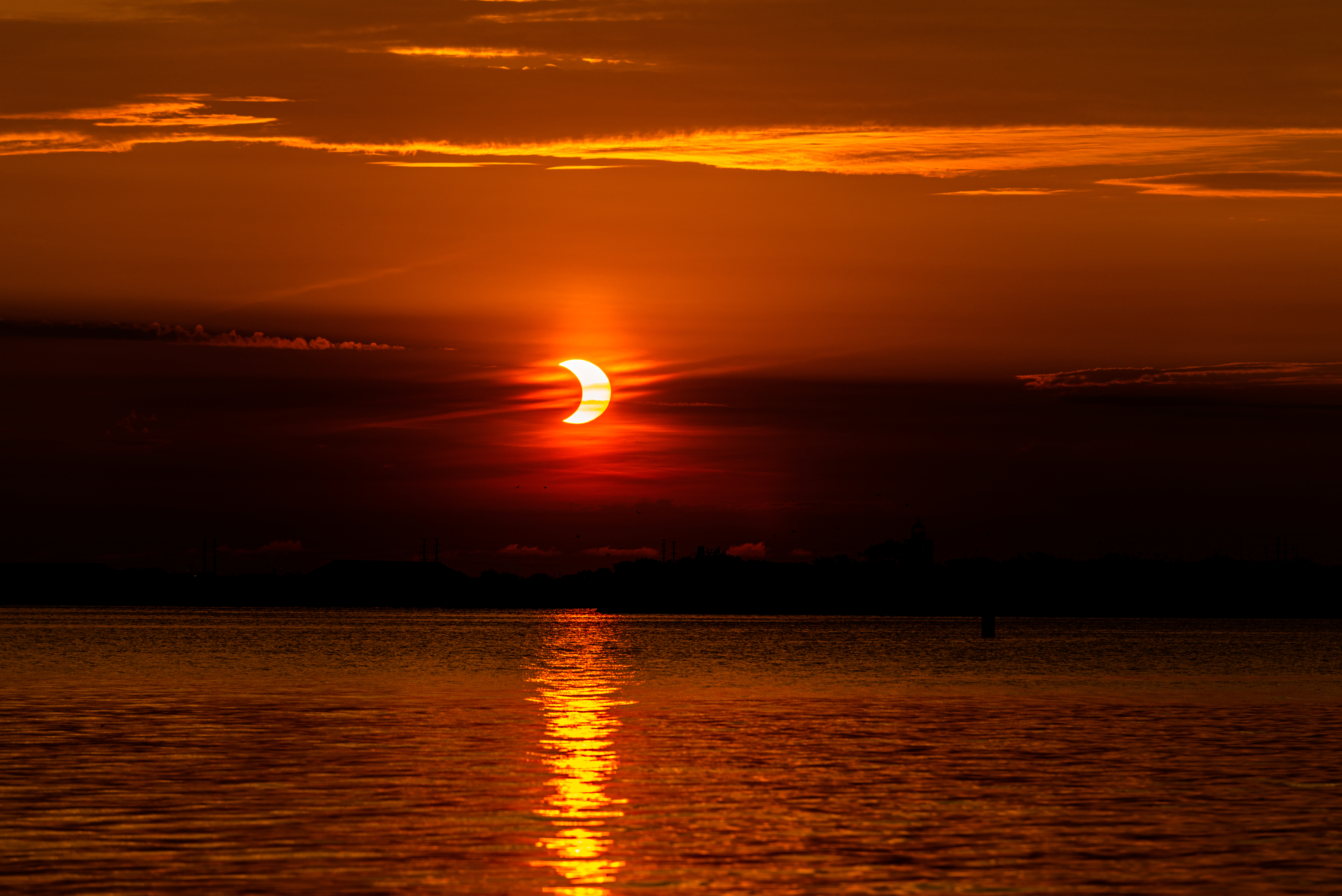 Spanien Mallorca Solformoerkelse Kyst Solnedgang.