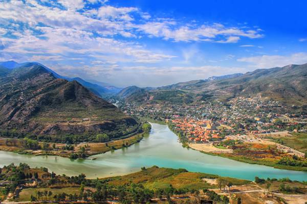Mtskheta, der er en af de ældste byer i Georgien,