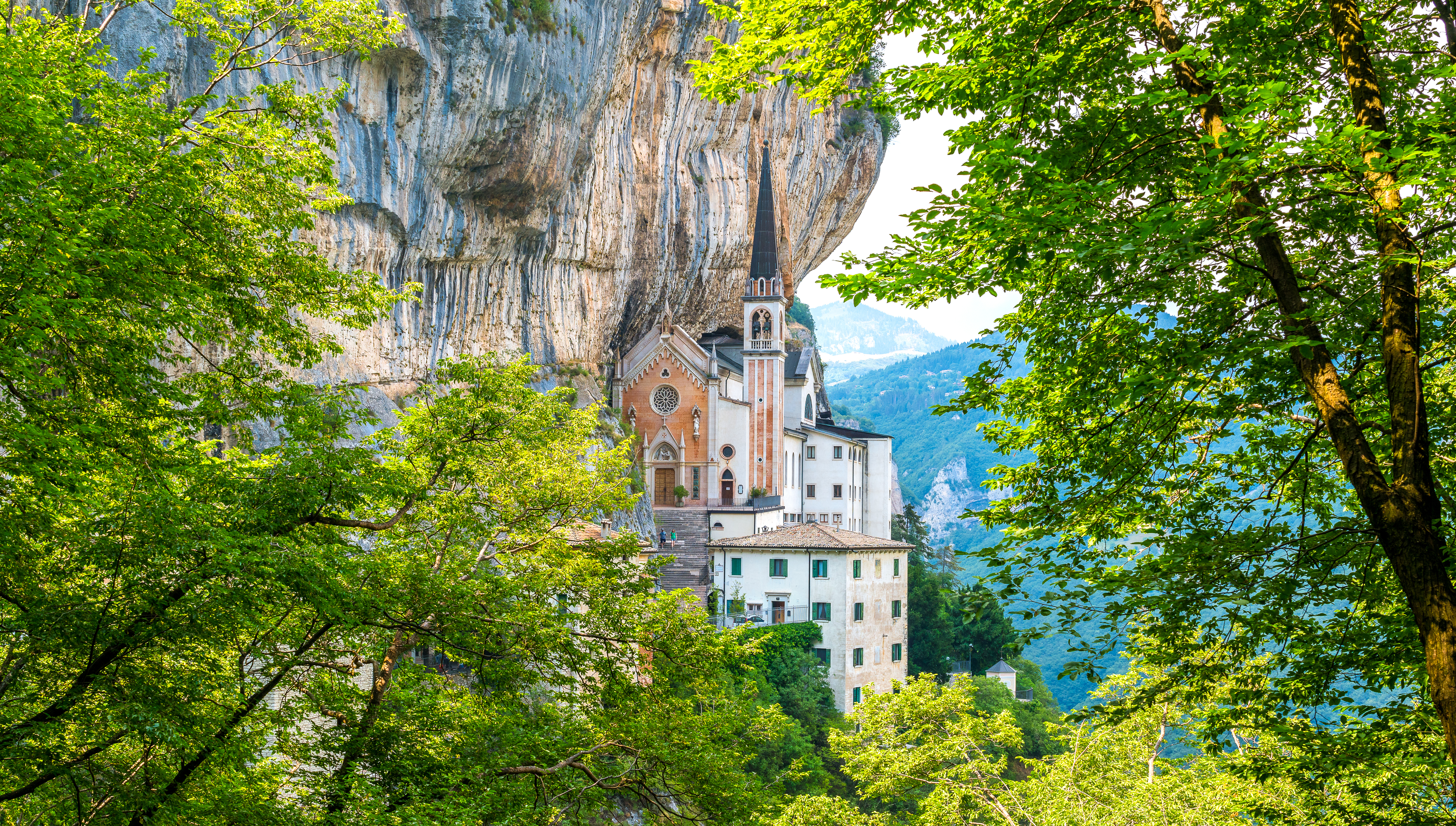 Italien Spiazzi Madonna Della Corona.