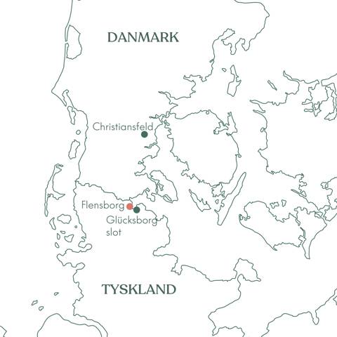 Kort og ruteplan på rejsen Flensborg Julemarked med Vitus Rejser.