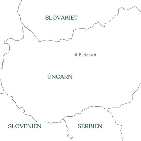 Kort over Storbyferie til Budapest med Vitus Rejser.