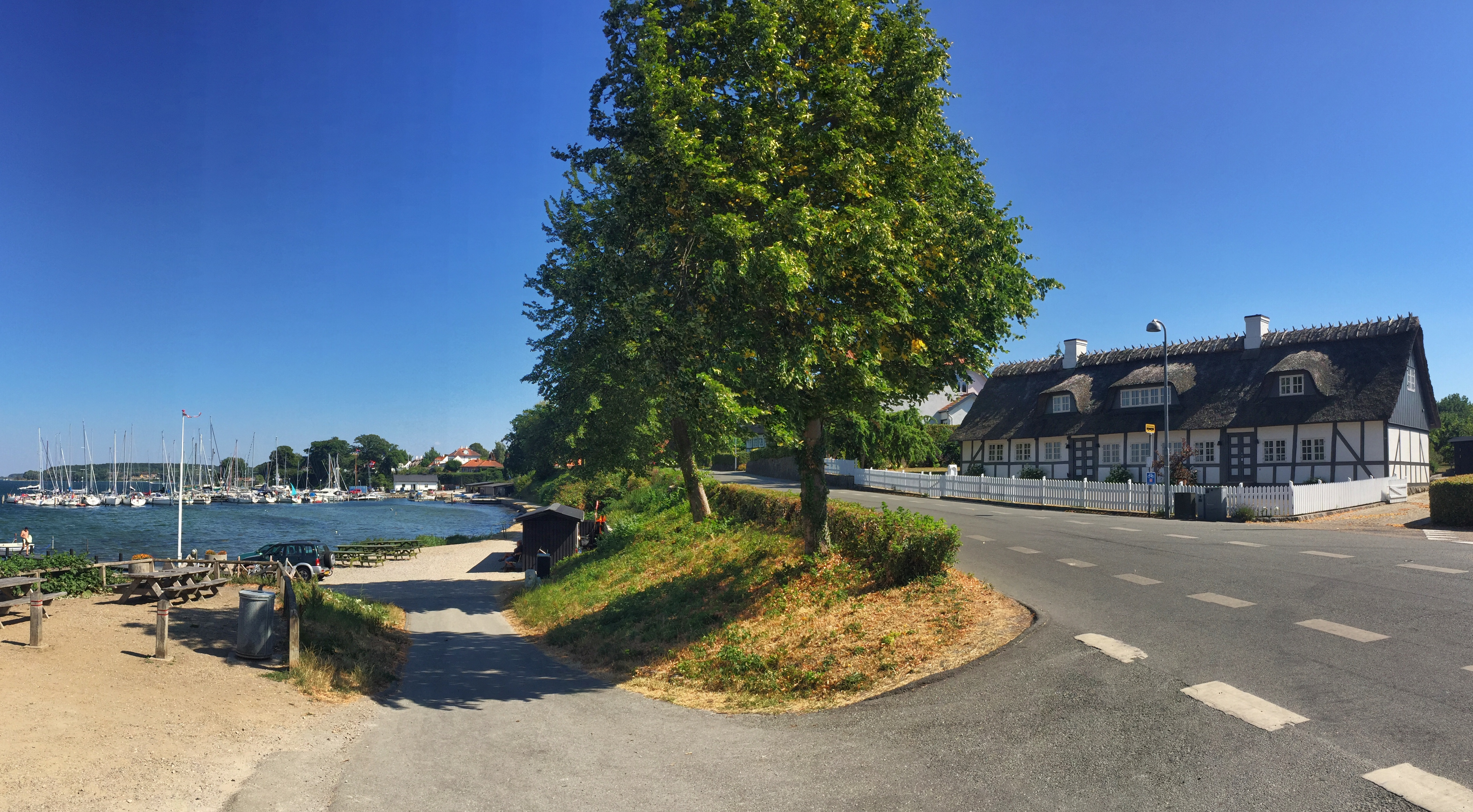 Skipperbyen Troense på Tåsinge.