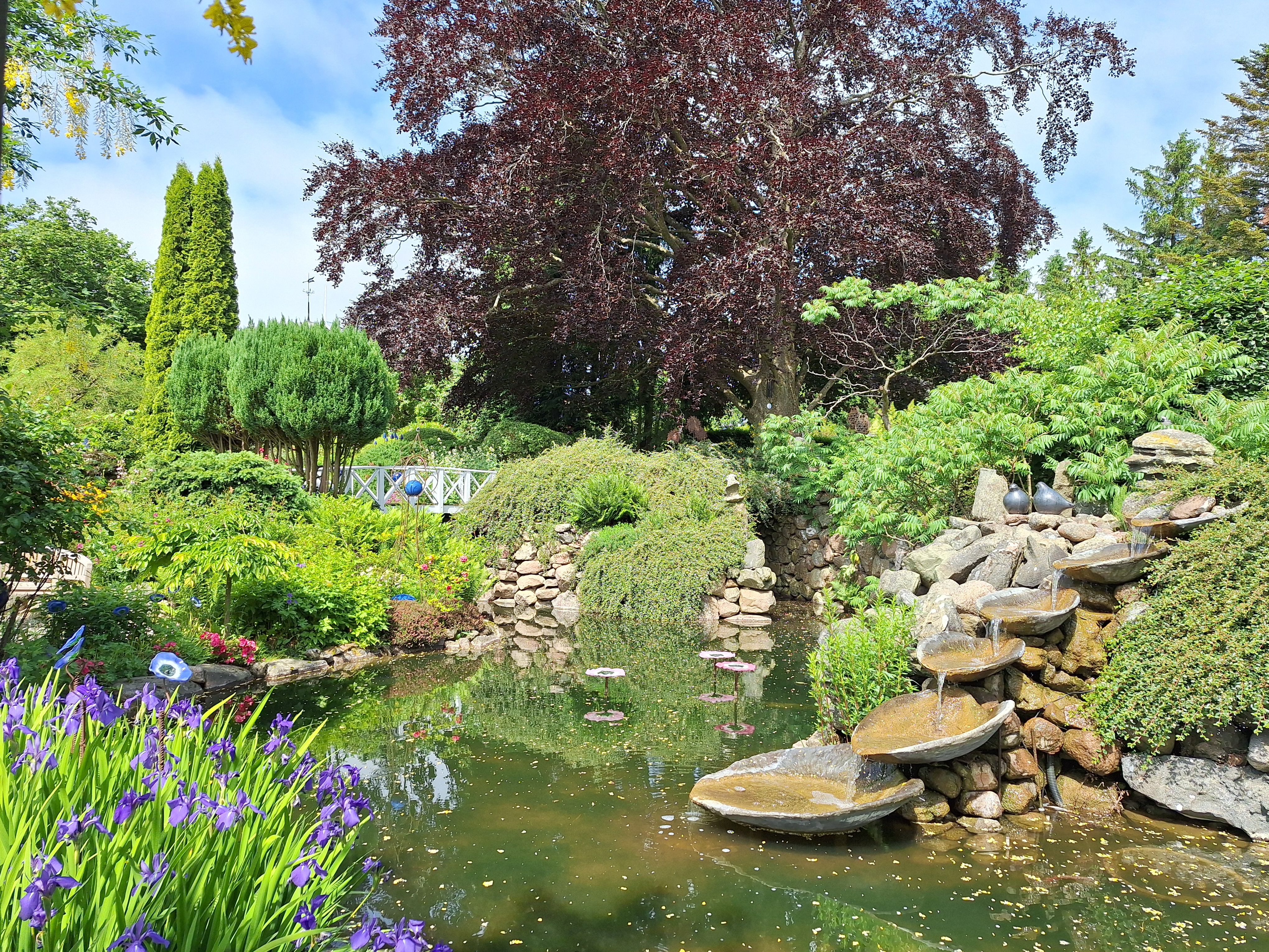 Danmark Bornholm Kraemmerhuset Have.