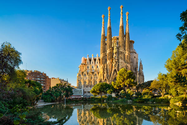 La Sagrada Familia i Barcelona.