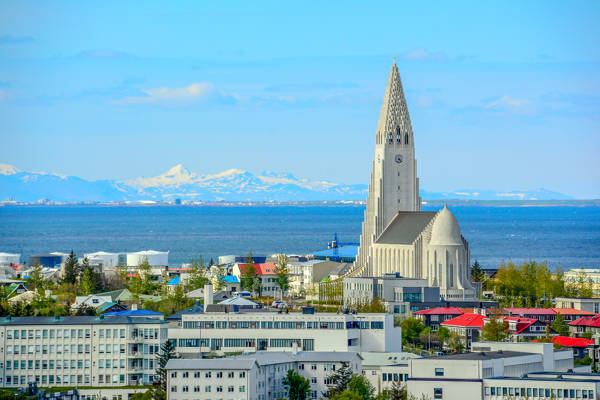 Reykjavik i Island.