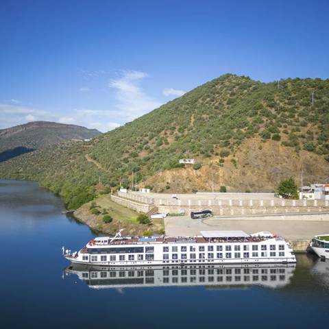 Skibet MS Douro Spirit på Douro i Portugal.