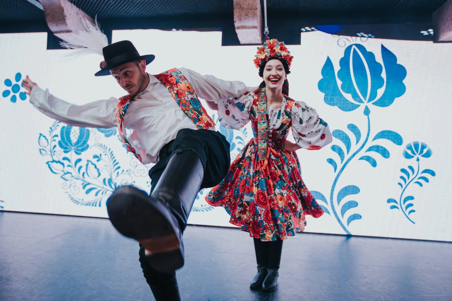 Folkloreshow i Budapest.