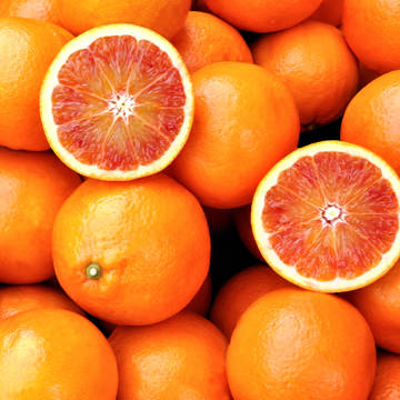 Lækre blodappelsiner fra Sicilien.