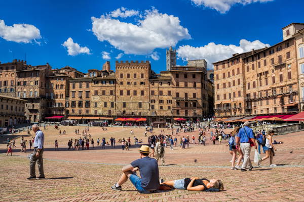 Piazza del Campo i Siena.