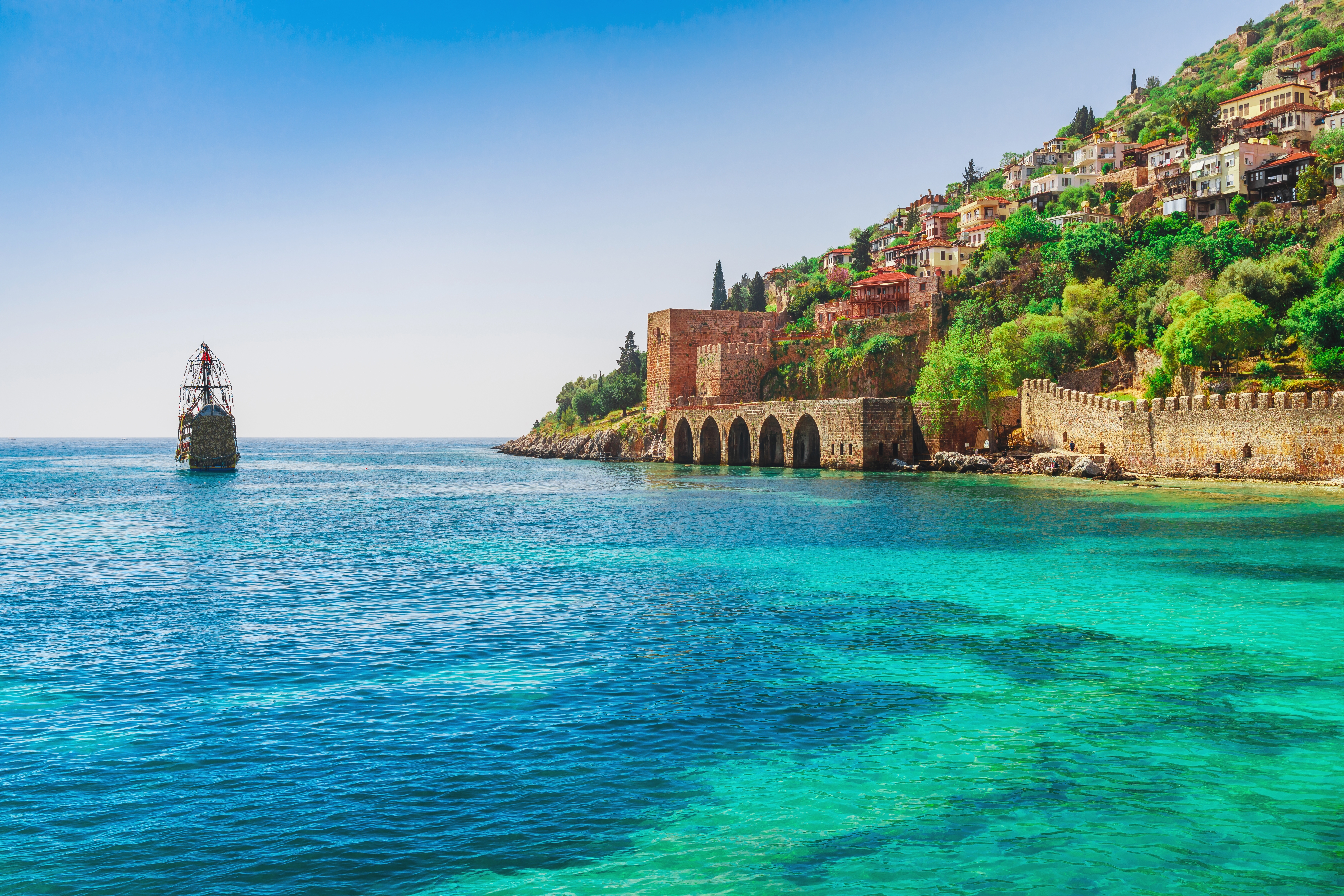 Antalya by i Tyrkiet. 