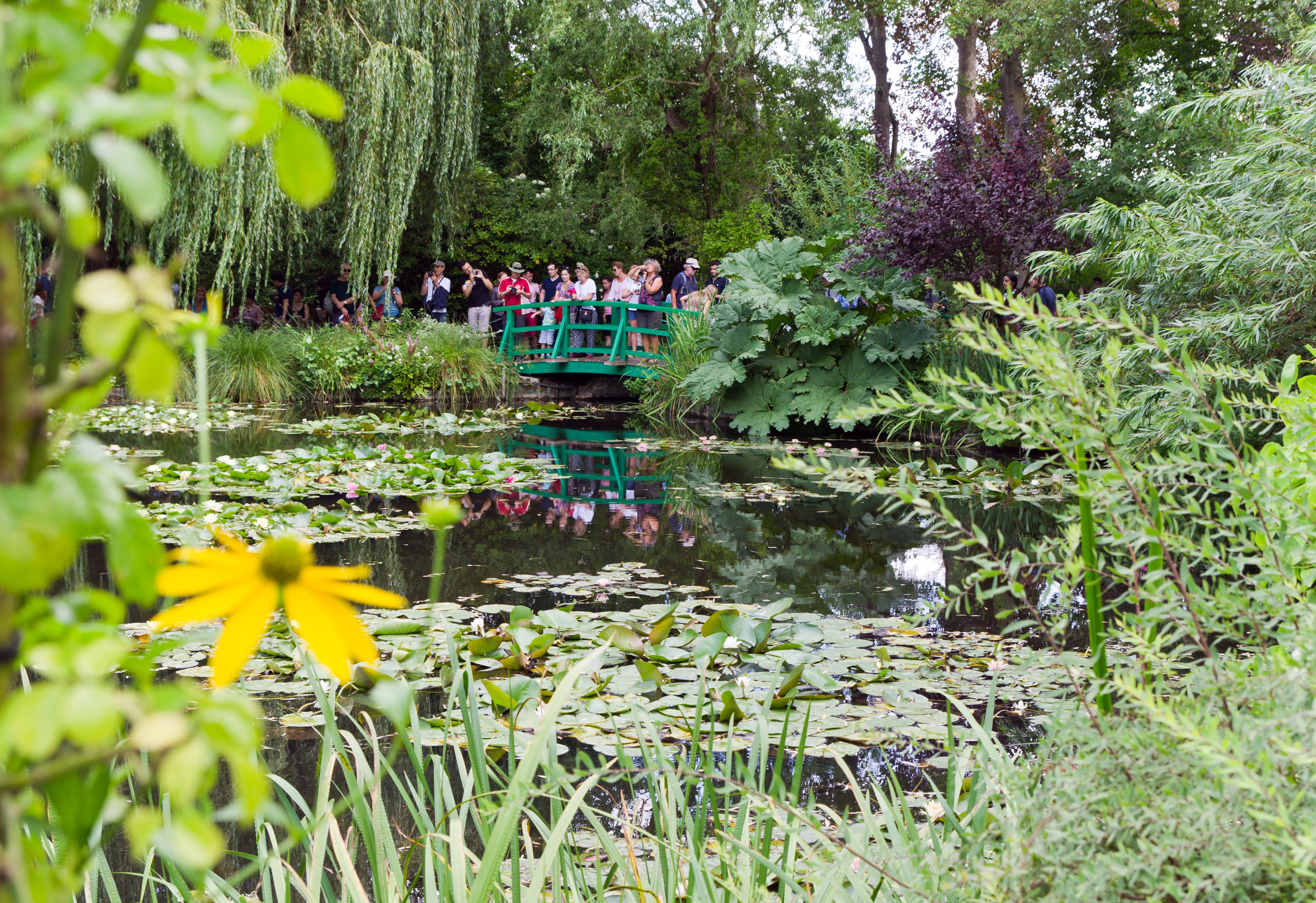 Claude Monets have i Giverny i Frankrig.