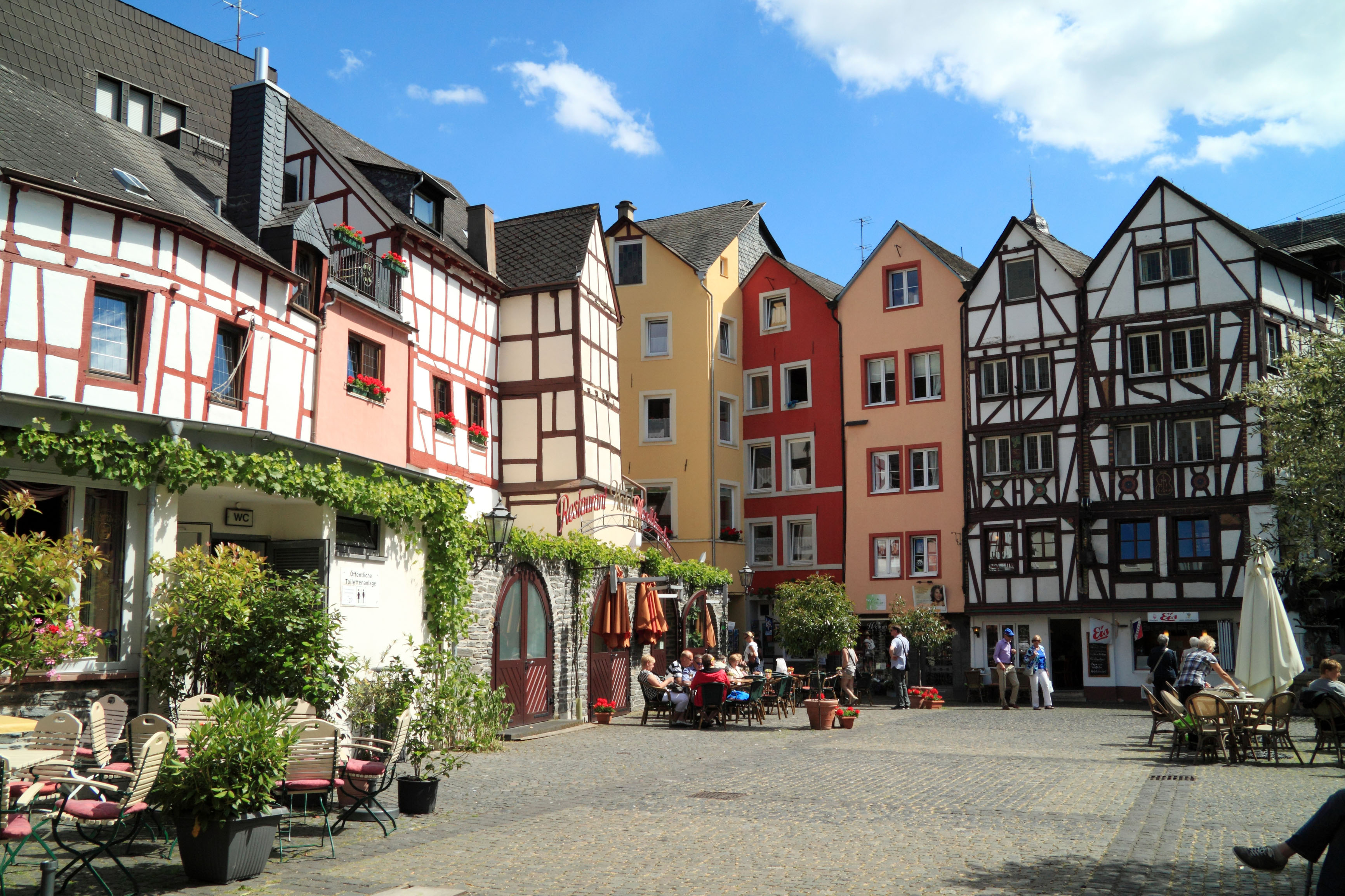 Tyskland Bernkastel Torv Bindingsvaerk.
