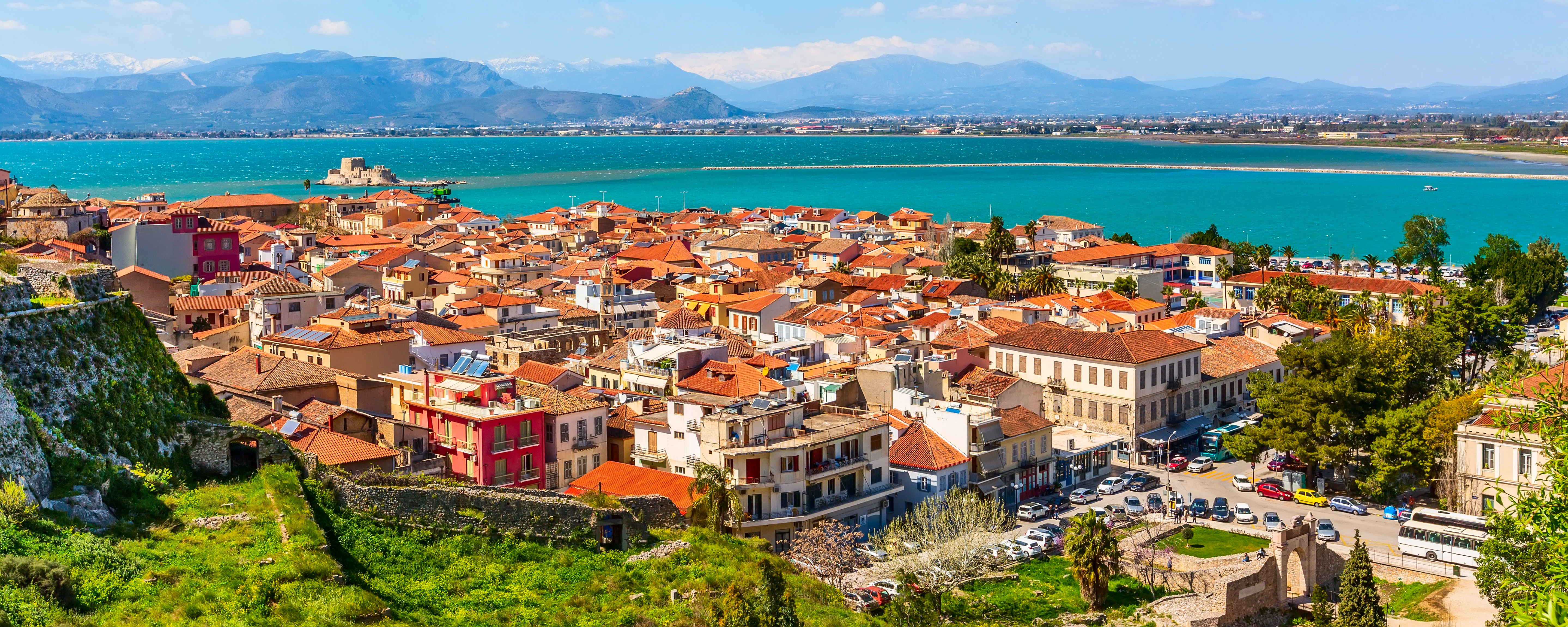 Panoramaudsigt over Nafplion.