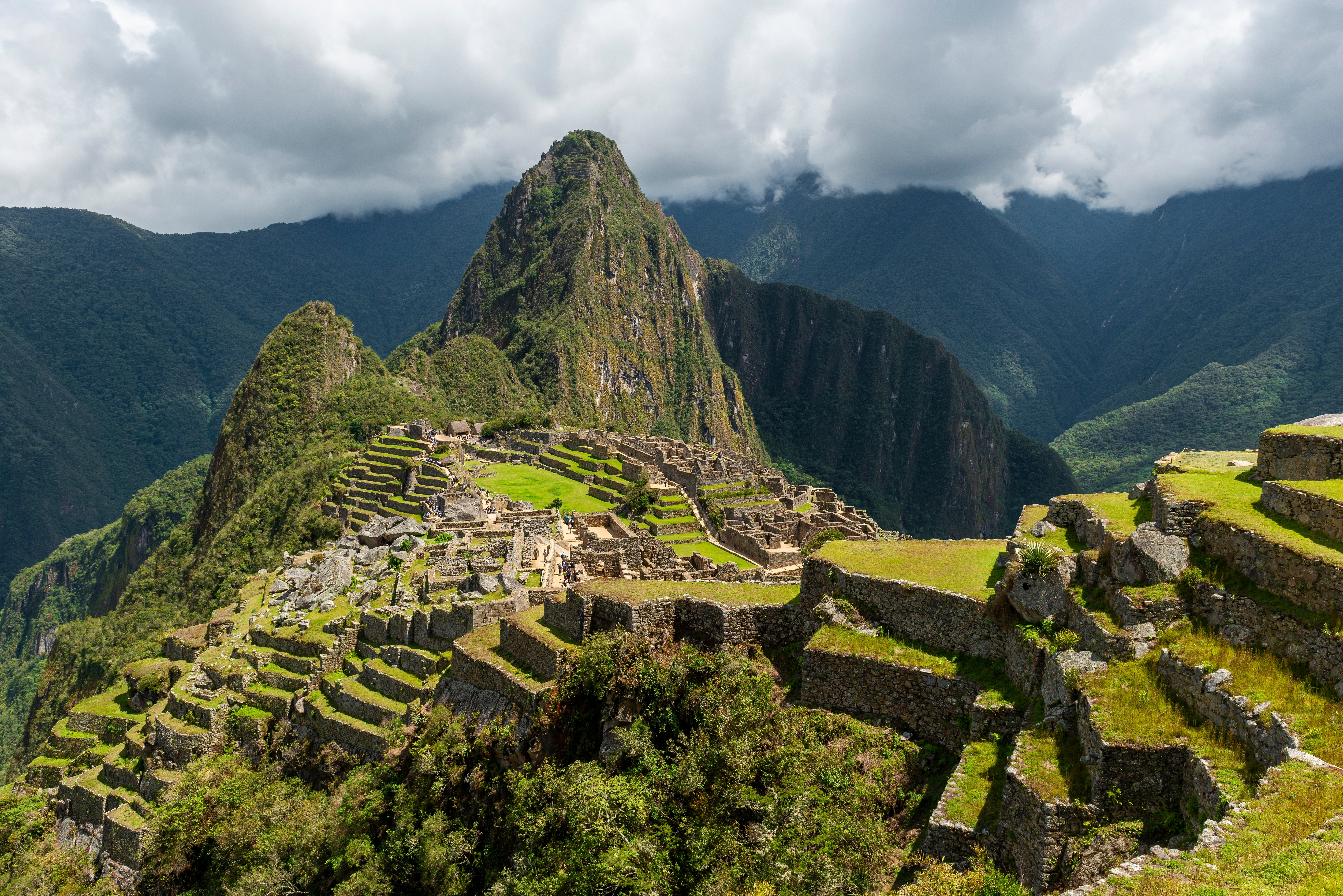 Machu Picchu i Peru.