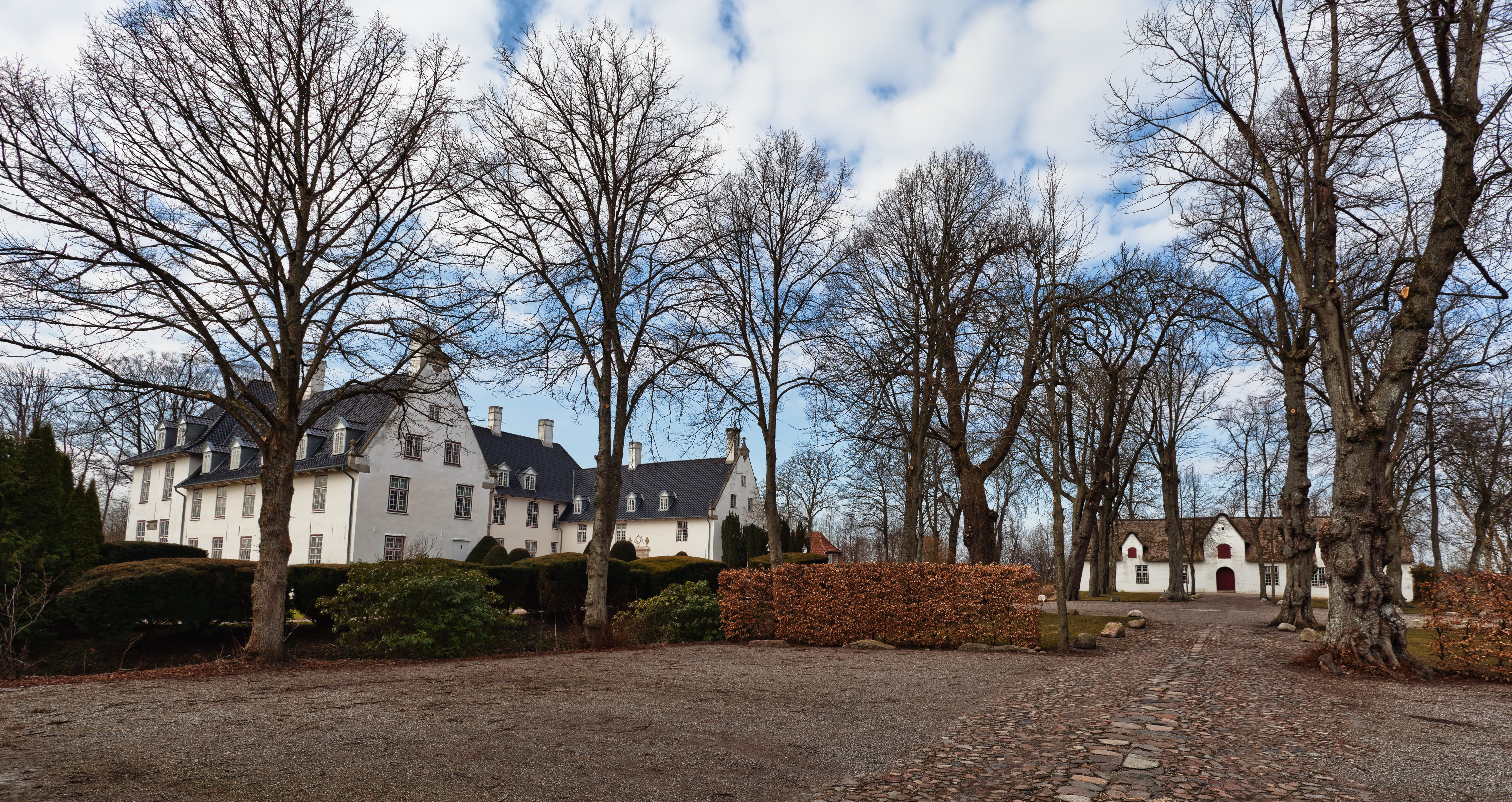 Schackenborg ved Møgeltønder om efteråret.