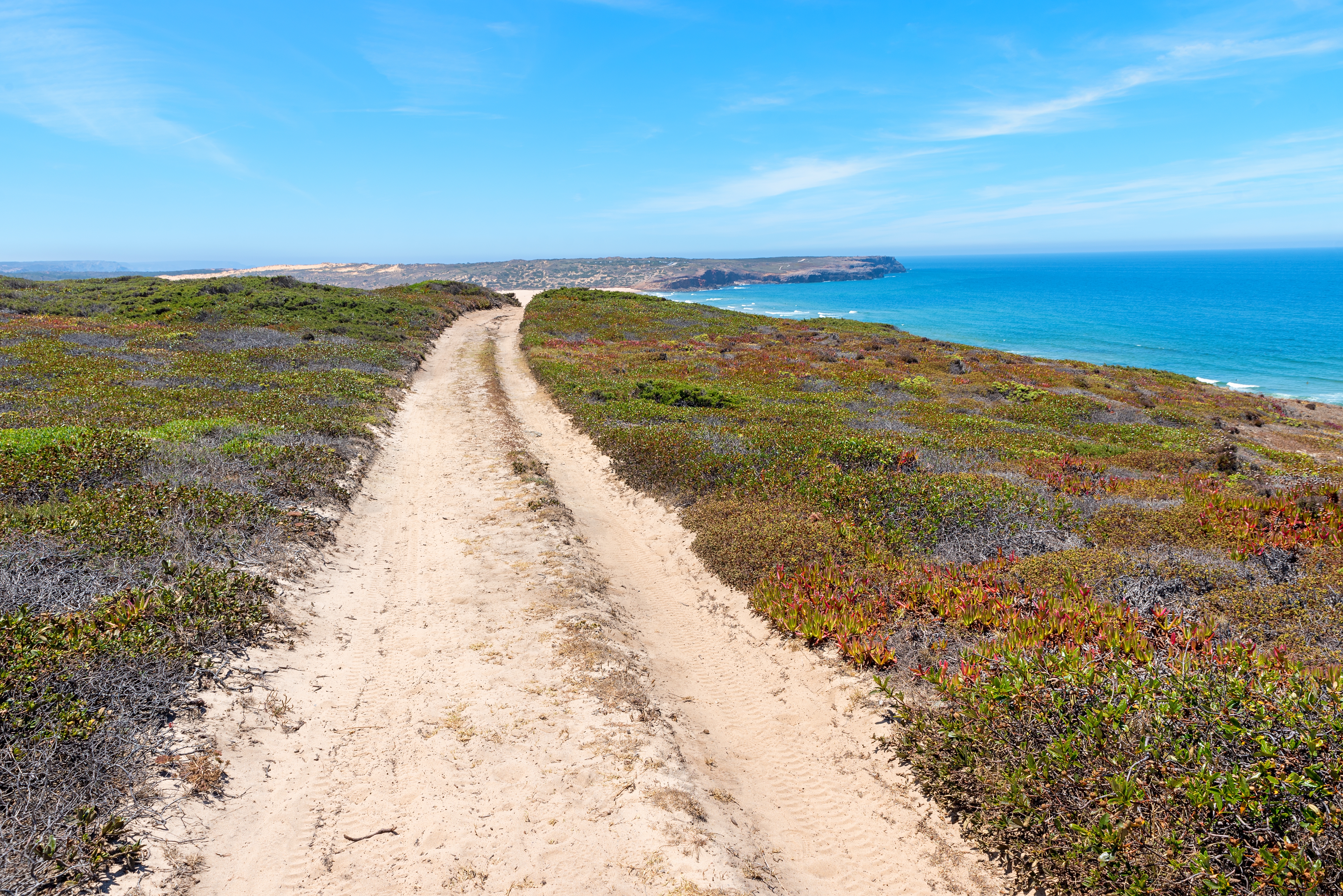 Costa Vicentinas ved Algarvekysten i Portugal.