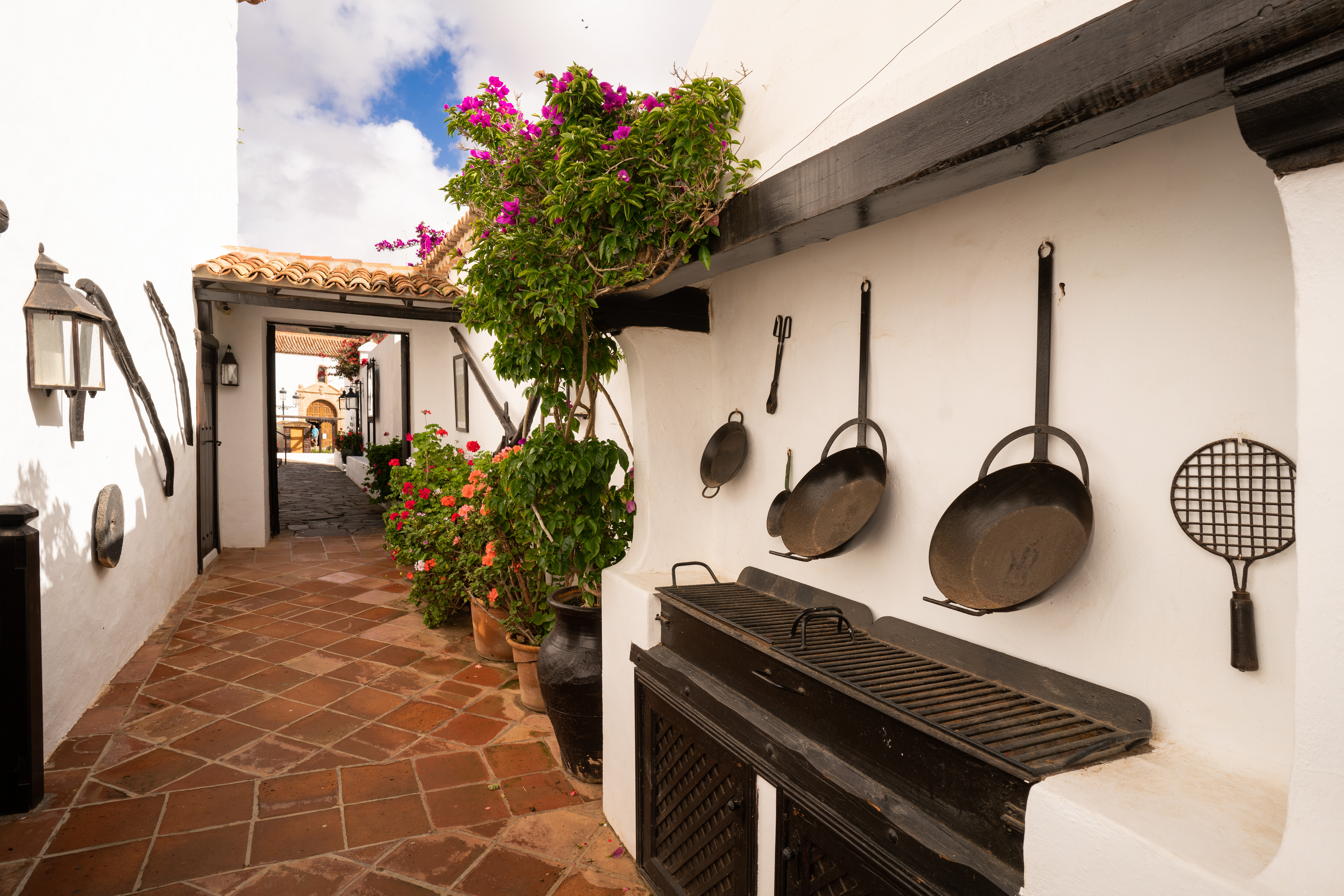 Den lille by Betancuria på Fuerteventura.