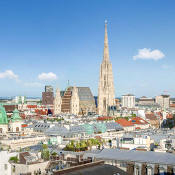 Udsigt over Wien i Østrig.