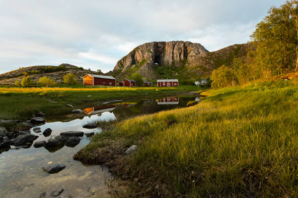 Bjerget Torghatten i Brønnøysund.