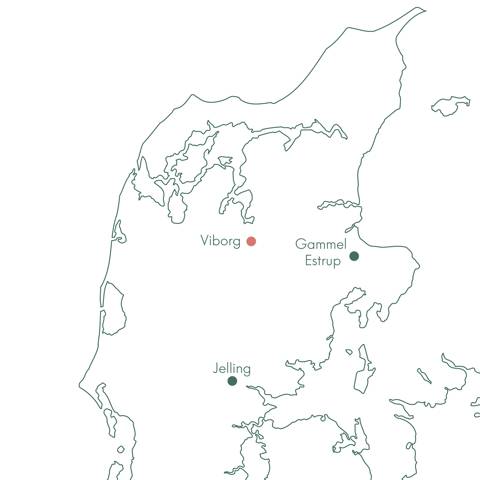 Kort og ruteplan på Viborg Singlerejse Julestemning med Vitus Rejser.