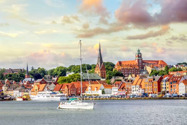 Tyskland Flensborg Havn.