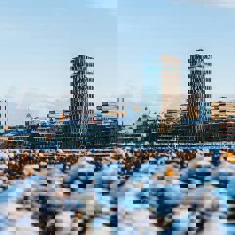 Hotel Alsik i snevejr.