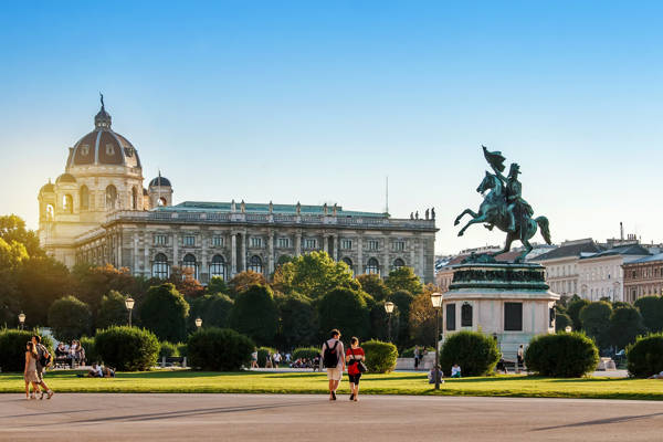 Slotspark i Wien.