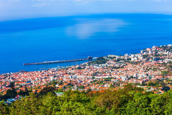 Funchal på Madeira.