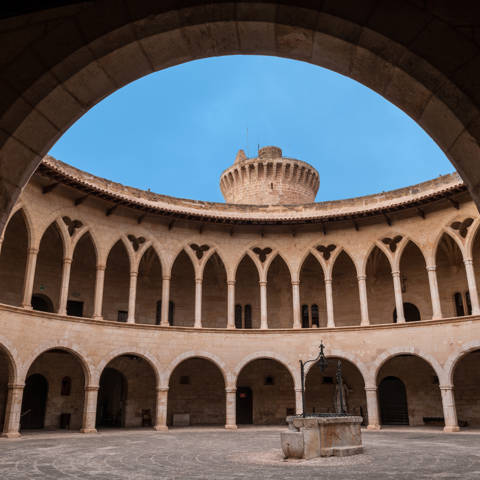 Bellver Slot i byen Palma på Mallorca.