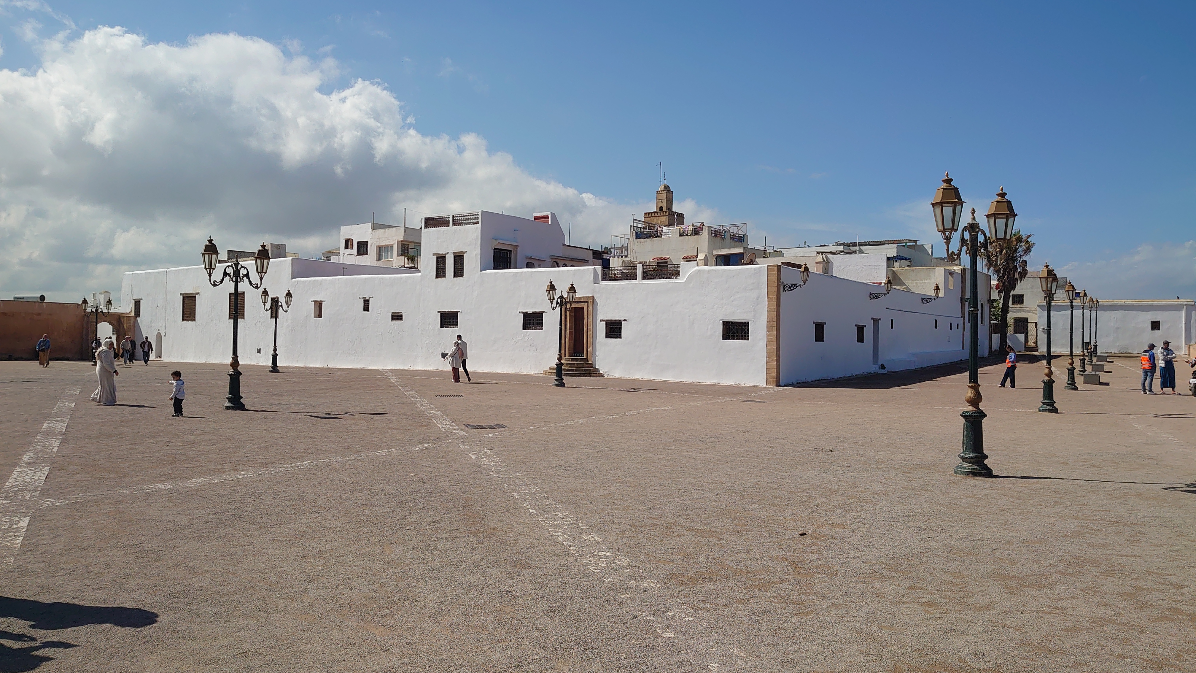 Fæstningen ved kasbahen i Rabat i Marokko.