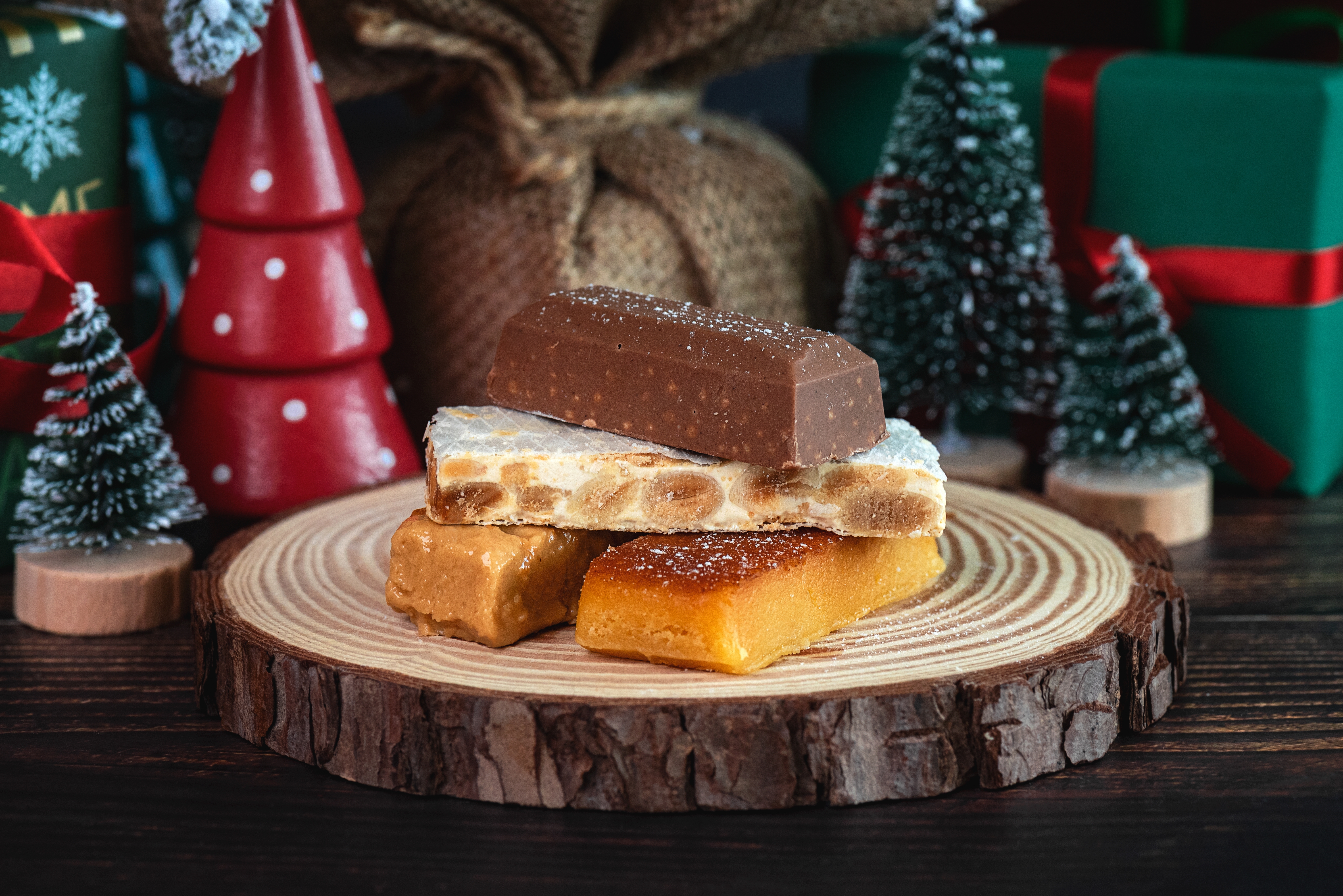 Spansk julekonfekt turrón.