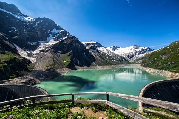 Kaprundæmningen og -søen i Østrig.