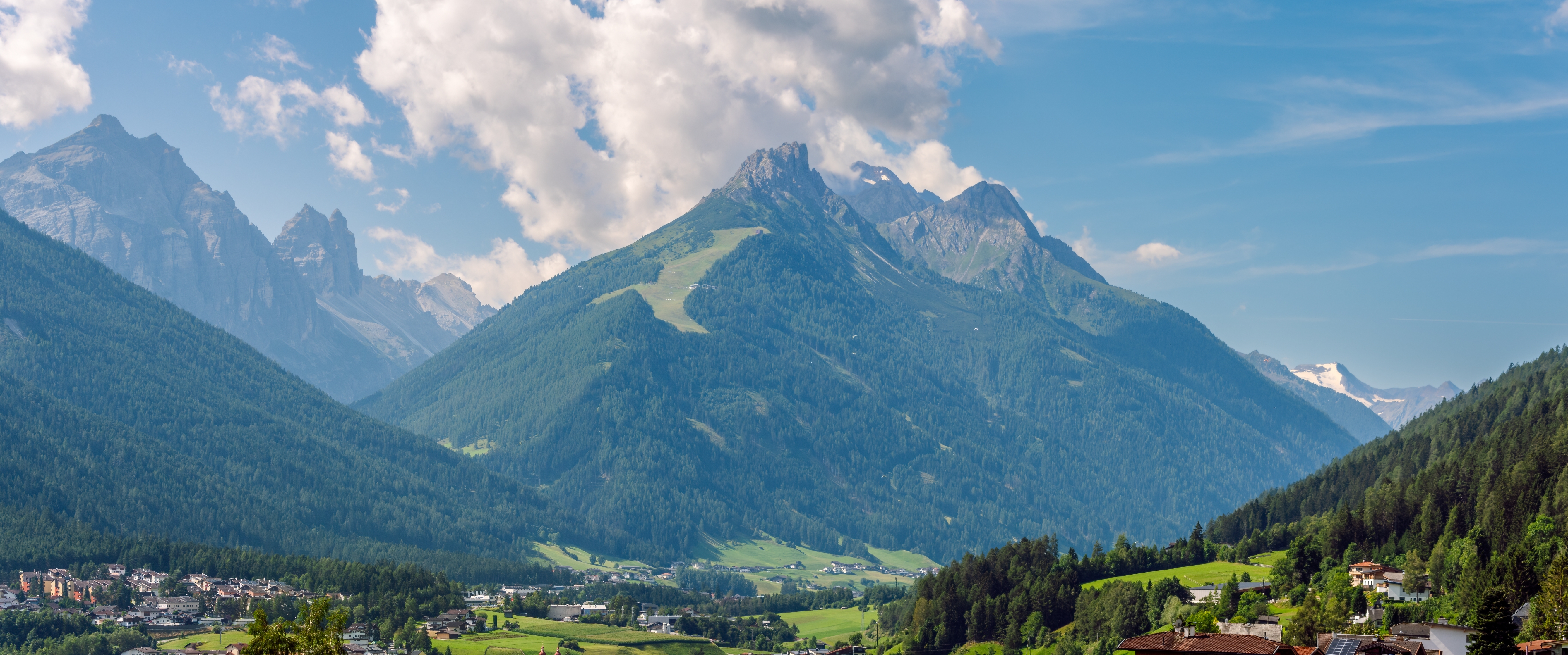Elferspitze bjerget i Stubaialperne i Østrig.