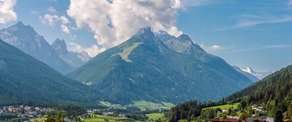 Elferspitze bjerget i Stubaialperne i Østrig.