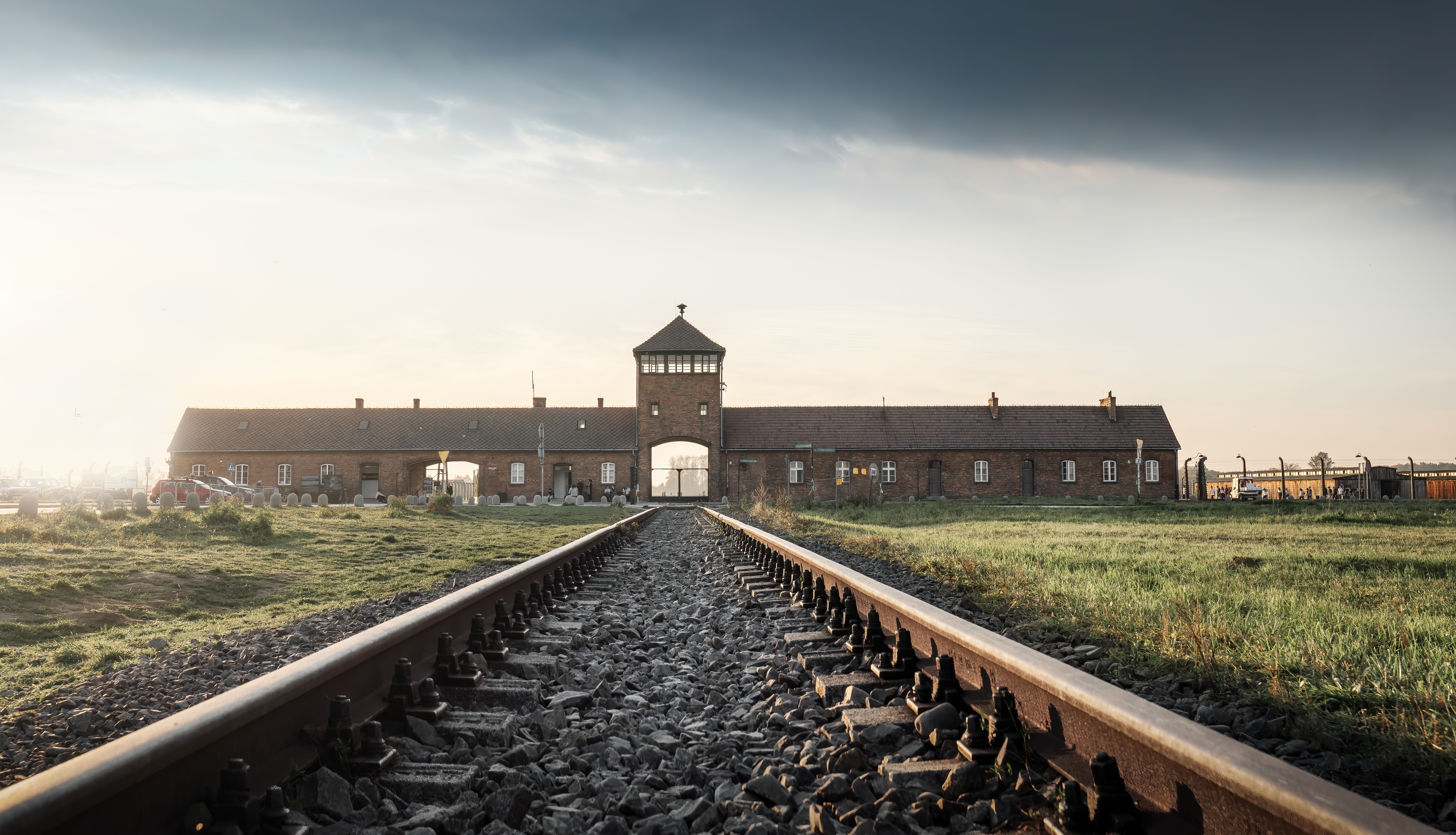 Banegården ved koncentrationslejren Auschwitz-Birkenau ikke langt fra Krakow i Polen.