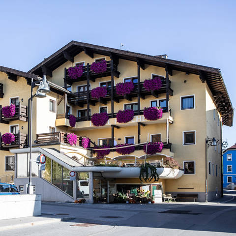 Hotel Hirschen i Imst In Tirol i Østrig.