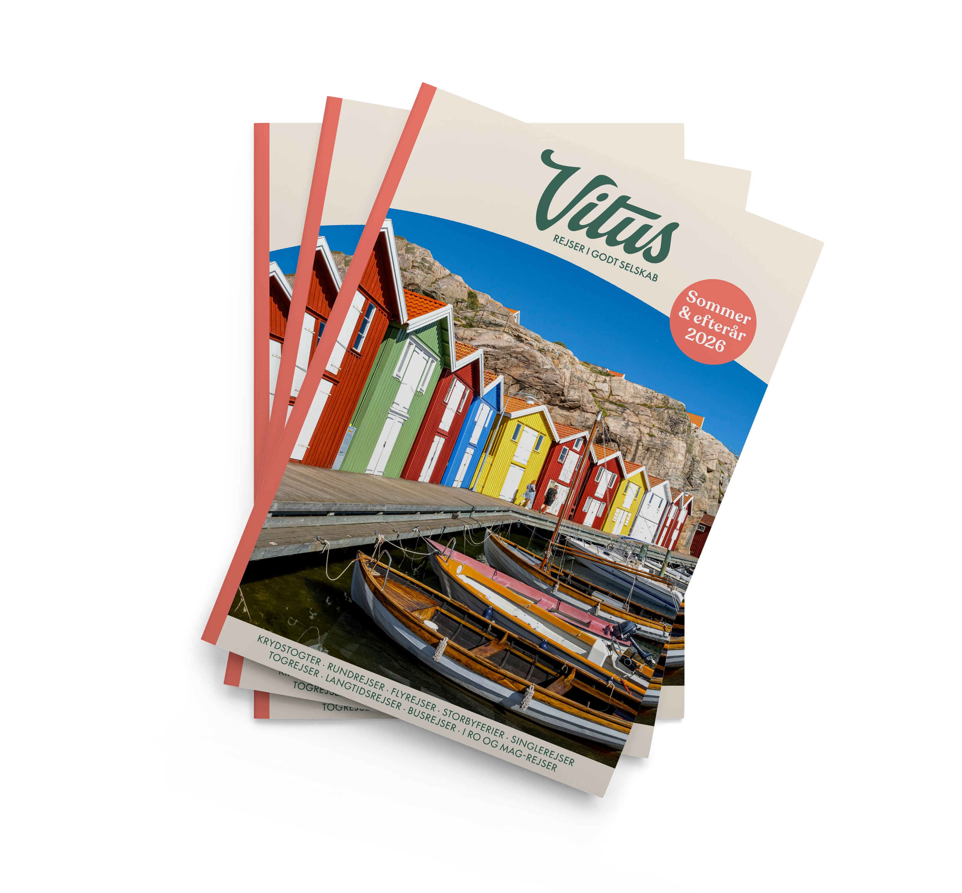 Vitus Rejsers sommer- og efterårskatalog i 2026.