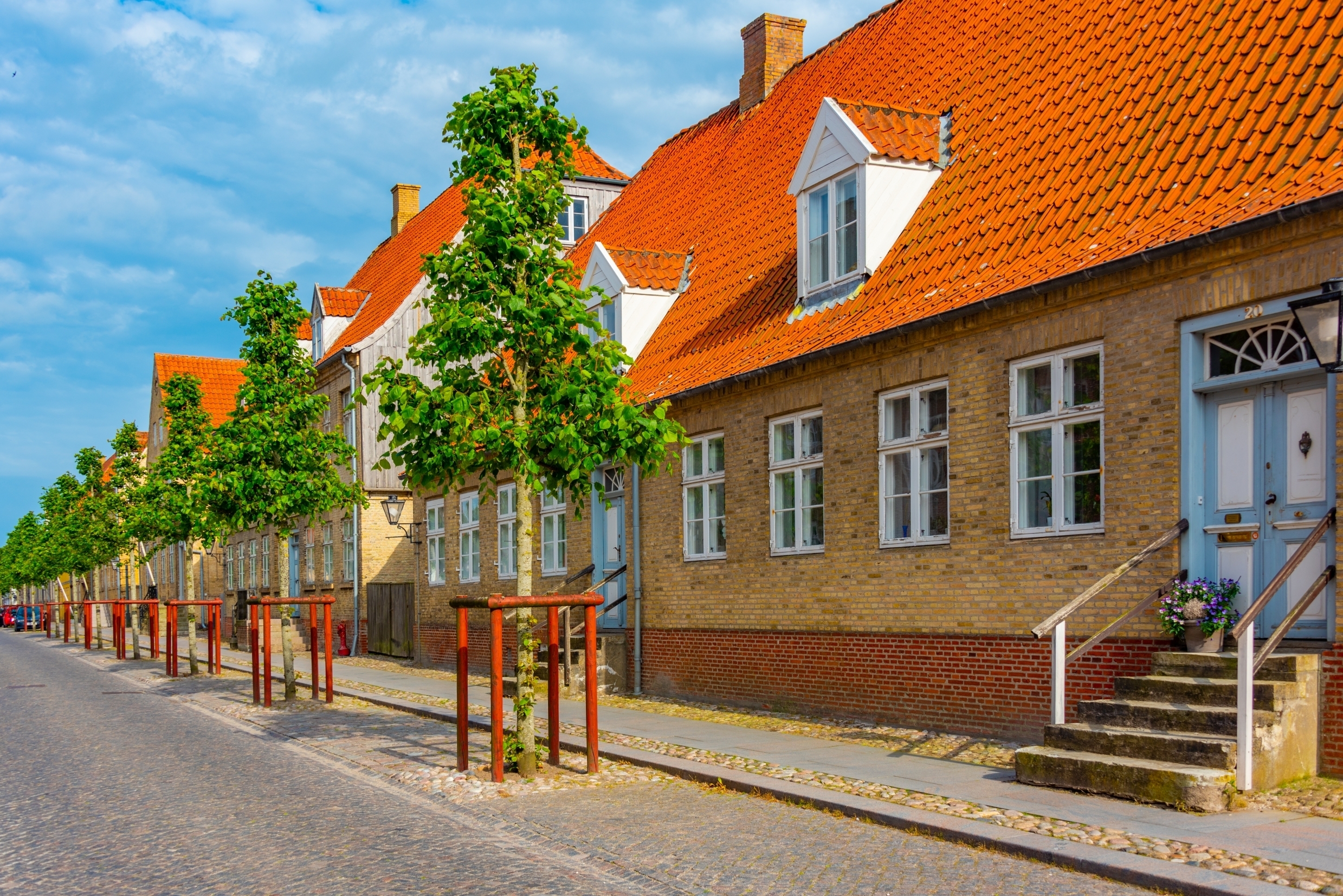 Christiansfeld i Danmark. 